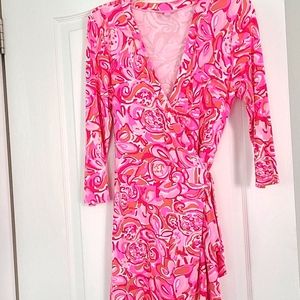 Lilly Pulitzer 3/4 sleeve romper